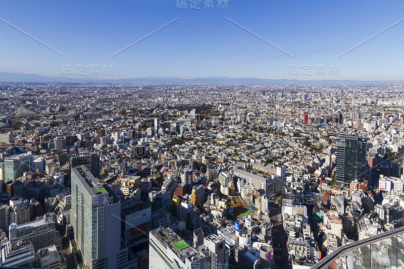 东京鸟瞰图，世田谷区