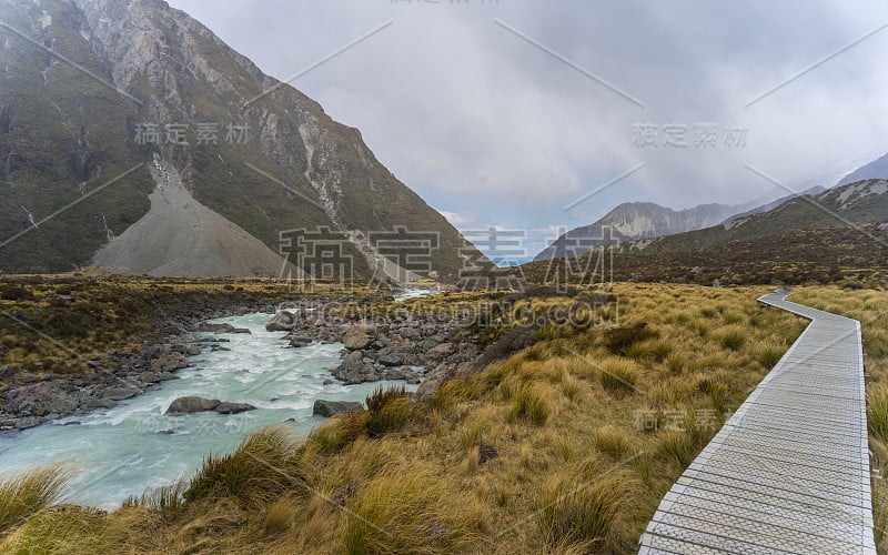 美丽的风景从胡克山谷小径