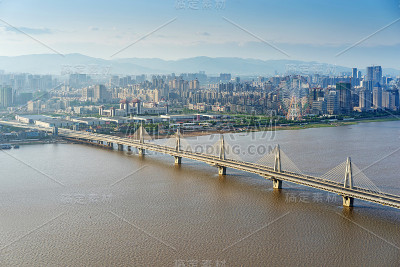中国南昌全景图