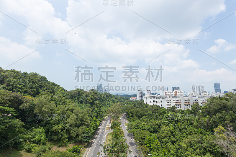 新加坡的路公园。