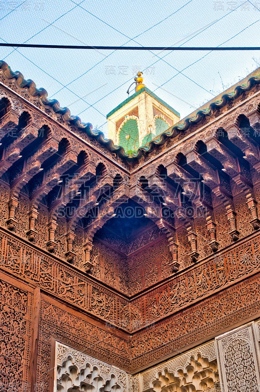 Bou Inania Madrasa, Meknes，摩洛哥