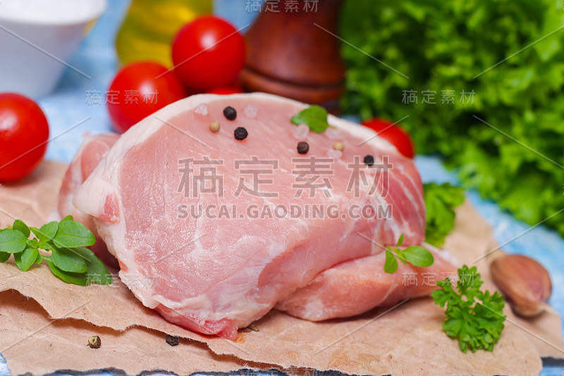 烤肉用的生肉片