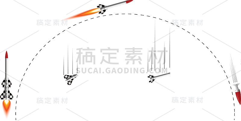 二级火箭飞行周期图解