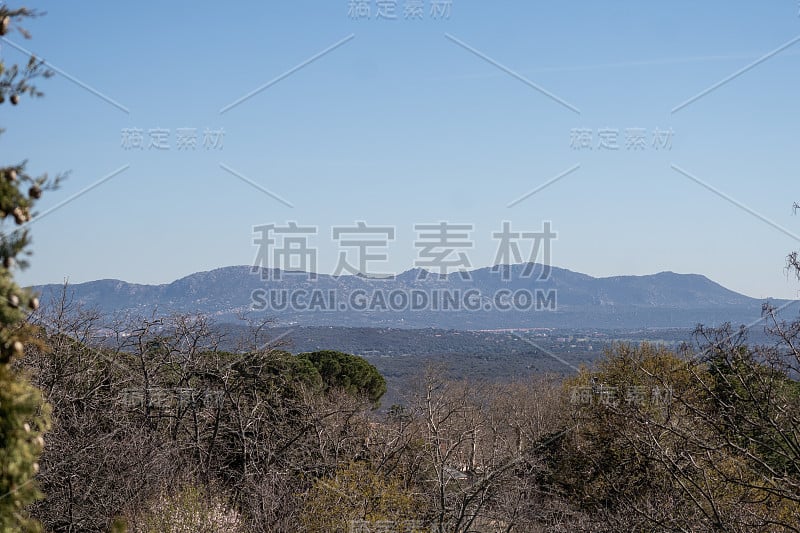 马德里山脉的风景