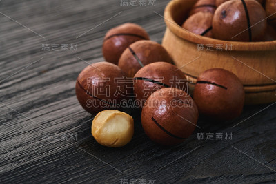 碎石螺母特写