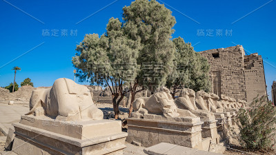 埃及卢克索的卡纳克神庙。