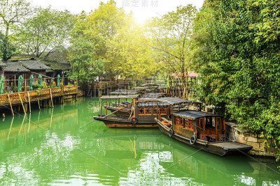 乌镇古建筑与滨江民居