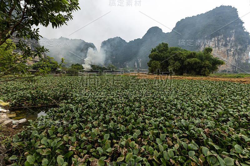 越南宁平和Tam Coc的风景