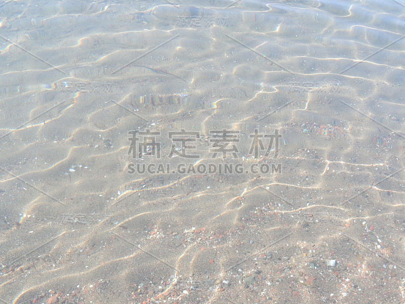 爱琴海海水的质地