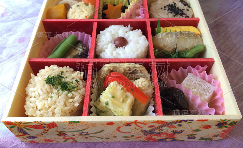 日本午餐或便当