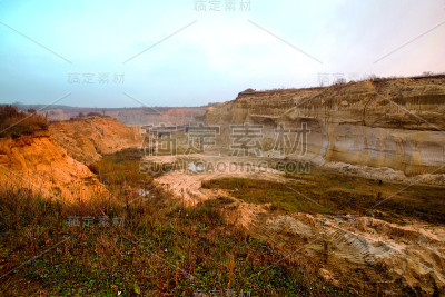 乌克兰的采砂场