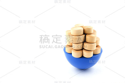 风险管理概念上的白色背景。