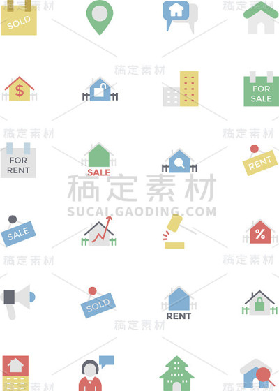 房地产矢量图标4