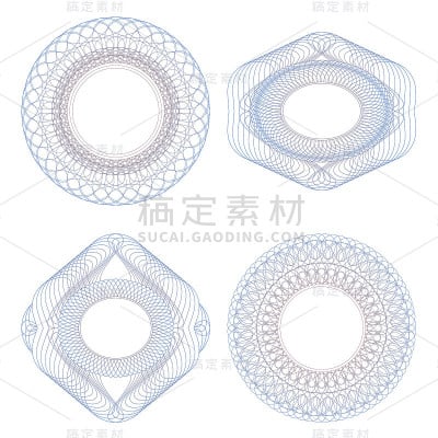 一组断头台图案