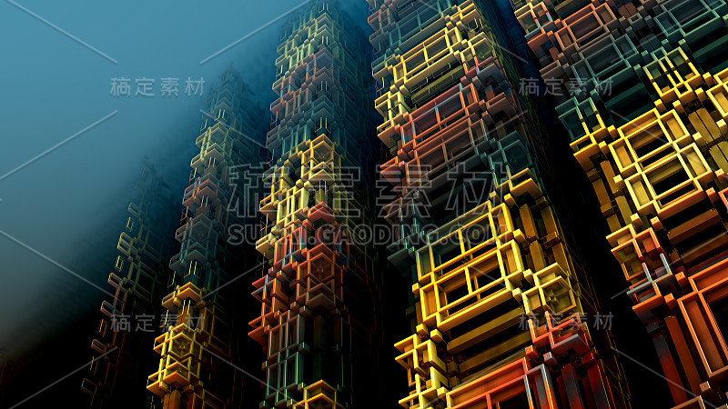 抽象背景3 d
