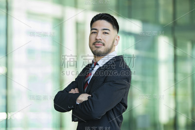 年轻的商人