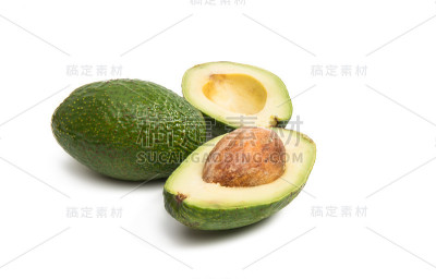 鳄梨孤立