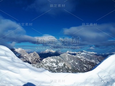 Gorenjska的Karavanke山风景
