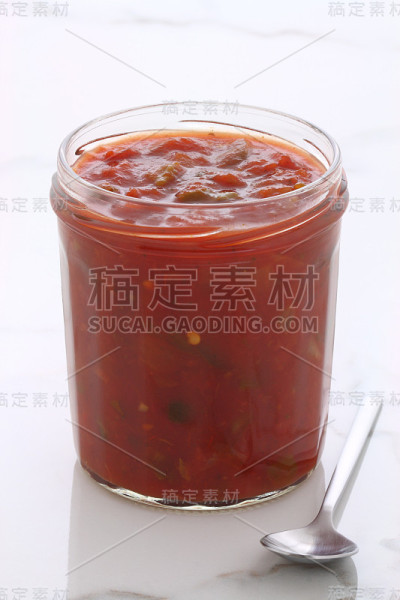 美味的辣莎莎酱