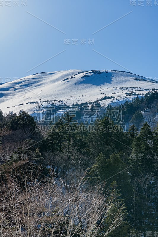 春天的Shibutsu山