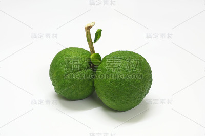 橘子和绿叶