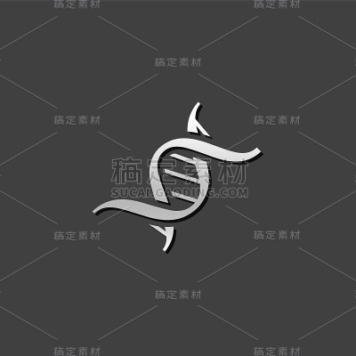 金属图标- DNA链