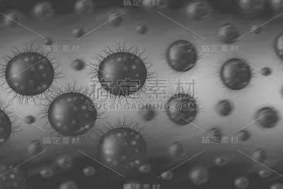 细菌病毒或细菌。没有颜色