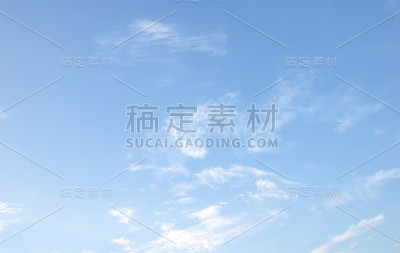 自然美丽的天空