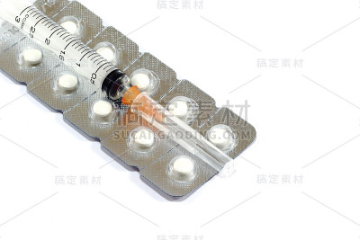 注射器和医学