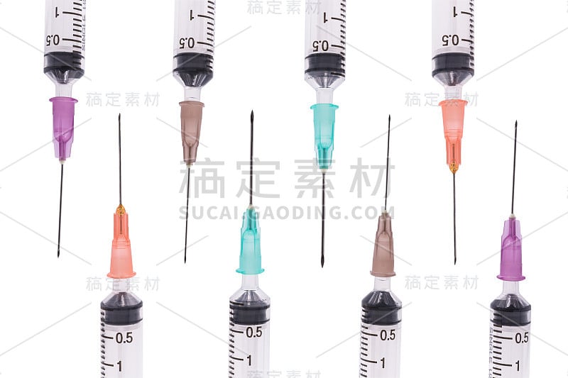 医疗器械注射器针头。医疗器械注射器