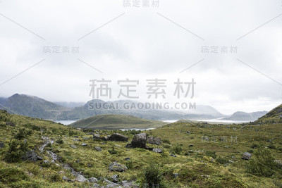 挪威风景罗弗敦和维斯特群岛