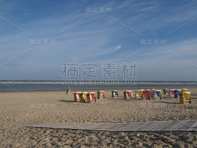 德国北海Langeoog海滩