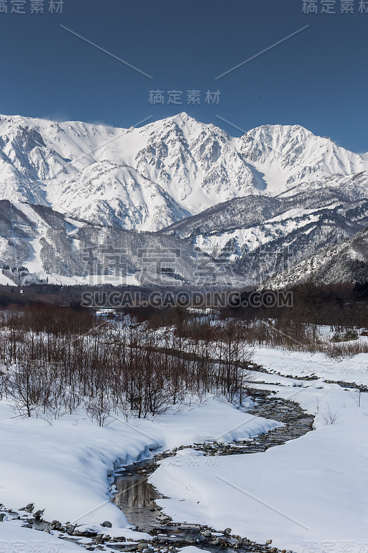 日本中部的雪国。