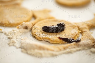 自制果酱饼干