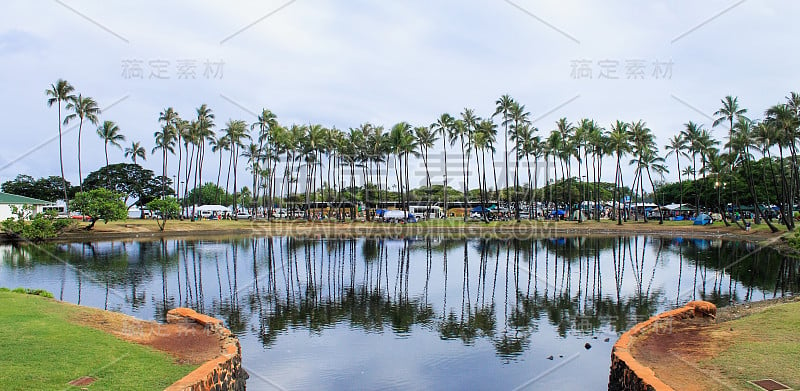 阿拉莫阿纳海滩公园-火奴鲁鲁，夏威夷