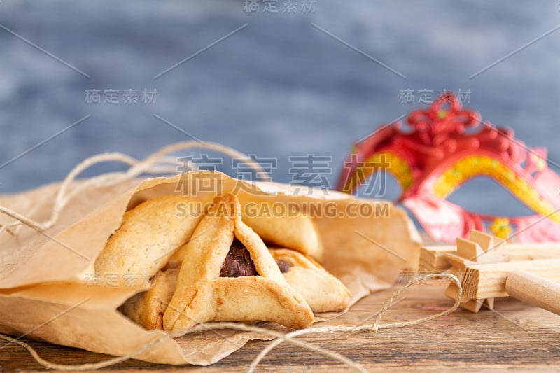 犹太自制饼干或巧克力饼干。