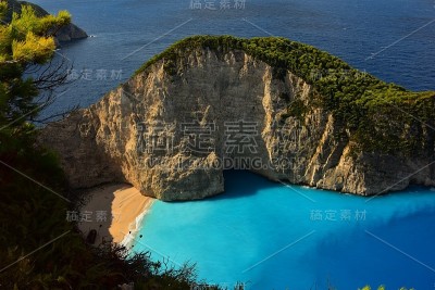 希腊海难海滩