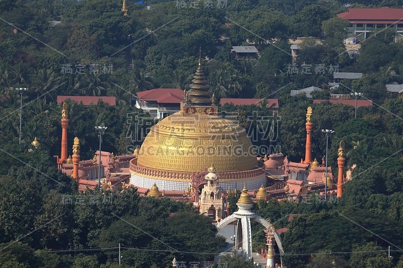 缅甸曼德勒的佛寺