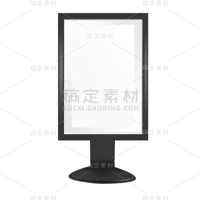 黑框玻璃POS POI户外3D广告