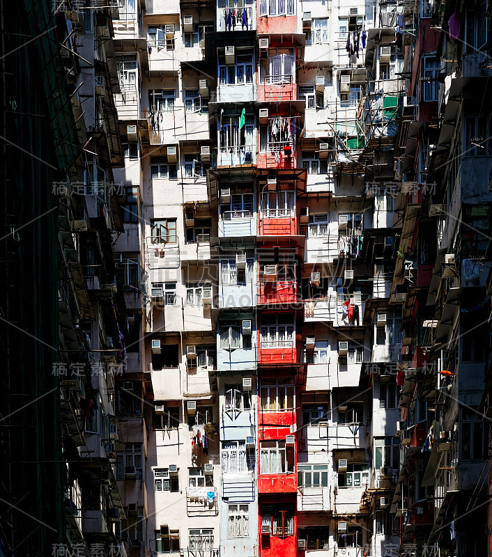 香港的旧公寓