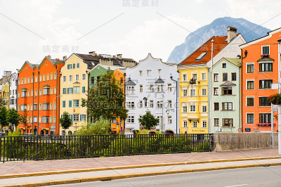 奥地利因斯布鲁克建筑，联邦州蒂罗尔(Tirol)