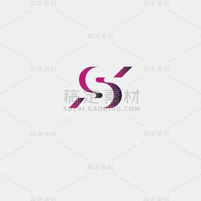 红灰字母的元素设计
