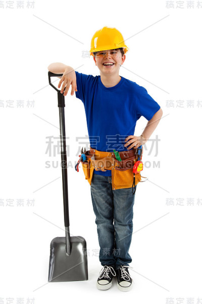 作为建筑工人的孩子被隔离在白人