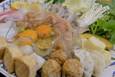 素喜烧或涮锅套餐