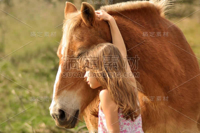 girl and horse