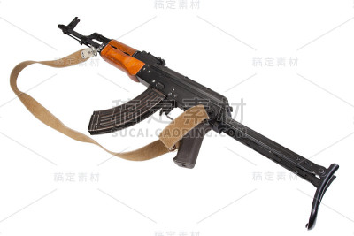 带消音器的步枪