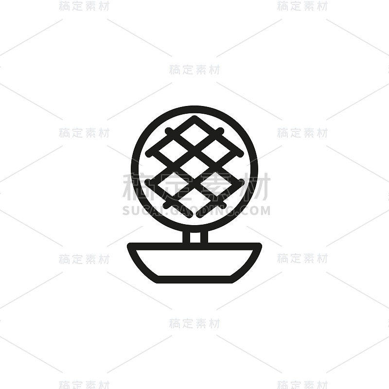 Waffle iron icon