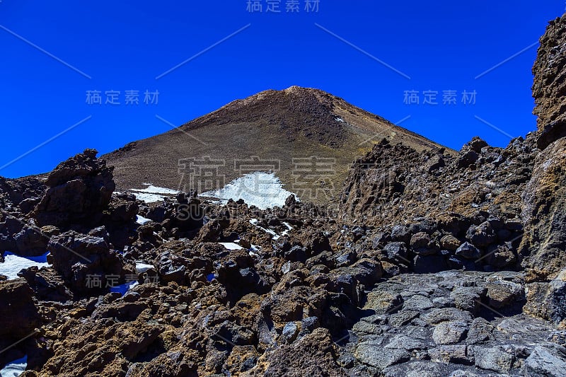 特内里费岛上的泰德火山景观