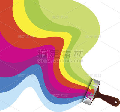 油漆刷向量