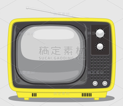 老式的电视